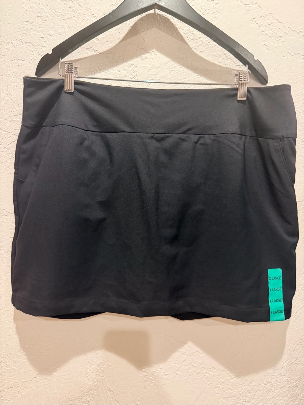 Adidas Black Athletic Skort with Comfort Waistband